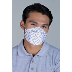 Disposable KF94 Monogram Mask In White