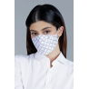 Disposable KF94 Monogram Mask In White