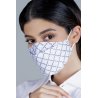 Disposable KF94 Monogram Mask In White