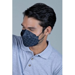 Disposable KF94 Monogram Mask In Black