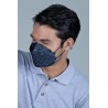 Disposable KF94 Monogram Mask In Black