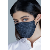 Disposable KF94 Monogram Mask In Black
